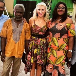 Custom Asymmetrical African SunDress